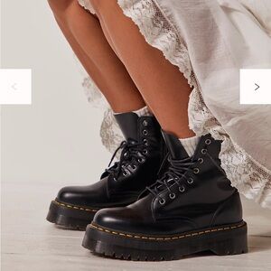 Dr. Martens Black Jadon Combat Boots